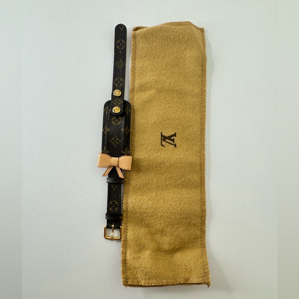 Authentic Louis Vuitton ID bracelet Monogram